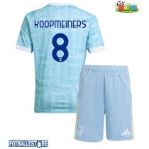 Juventus Teun Koopmeiners #8 Bortedraktsett Barn 2025-26 Kortermet (+ Korte bukser)